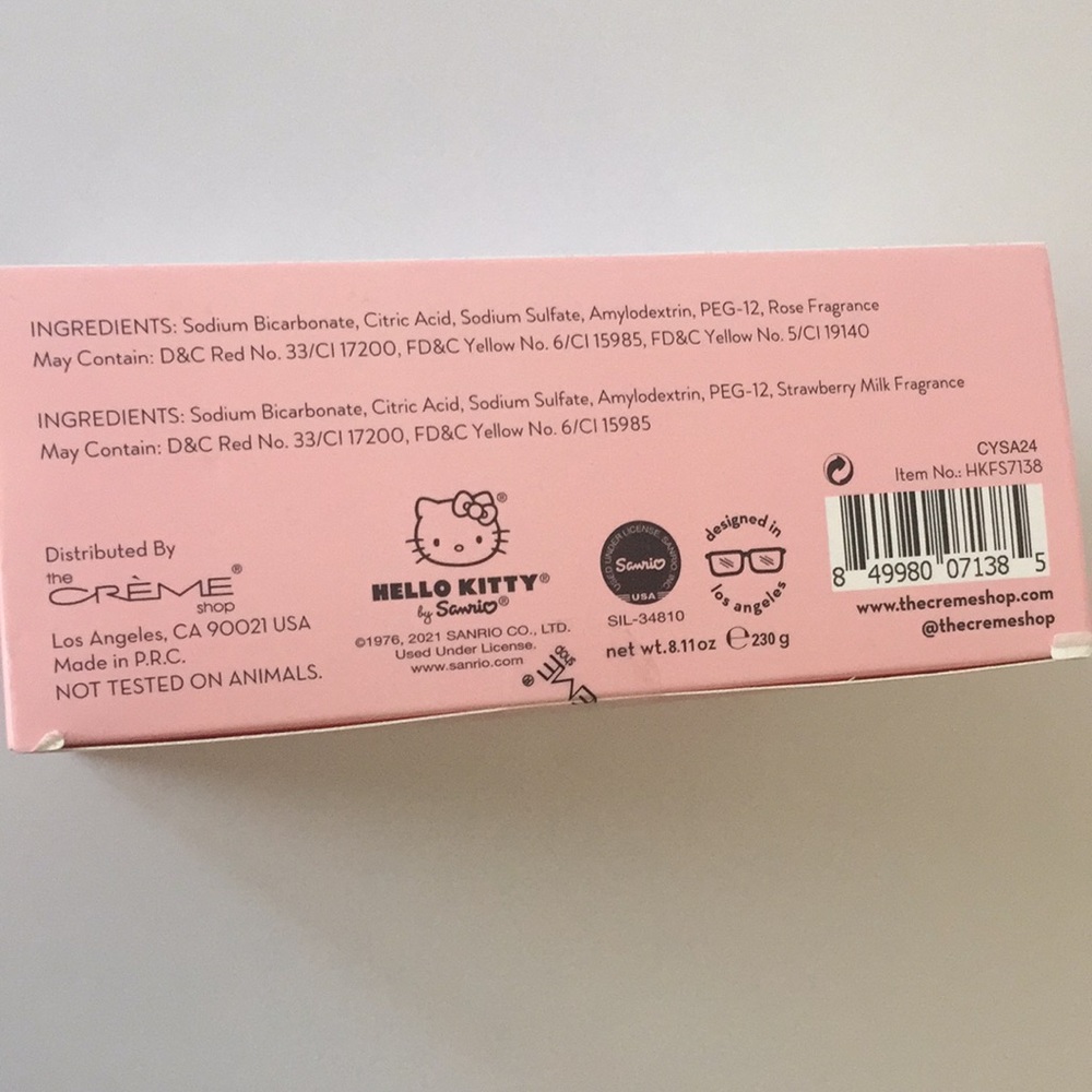 🎉Host Pick! 🎉 Hello Kitty x The Creme Shop Bath Bombs Crystals Scrub bundle - Picture 9 of 13